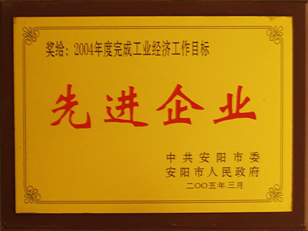 2004先進企業(yè)